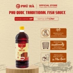Phu Ha Traditional Phu Quoc Fish Sauce 40°N (1 Bottle of 1L)